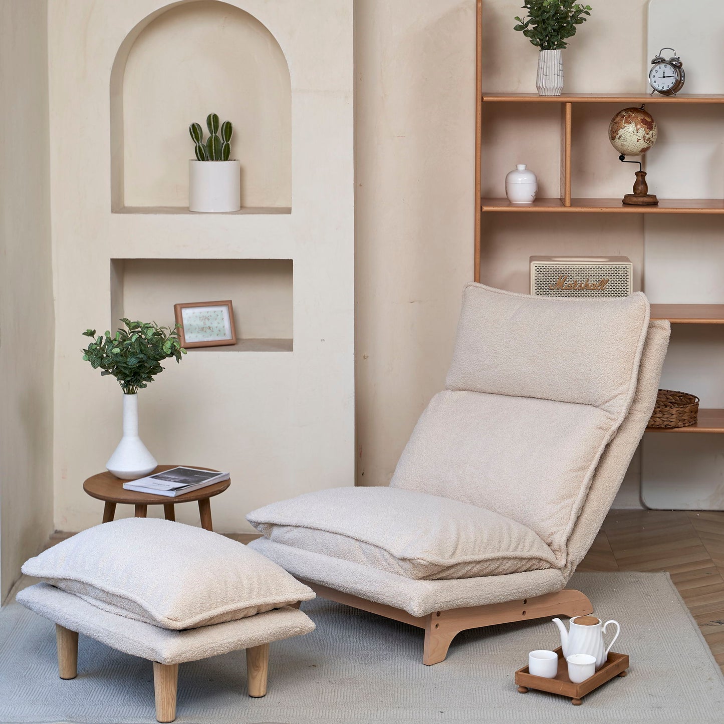 Single Lazy Sofa Chair Leisure Foldable Reclining Chair Home Essentials