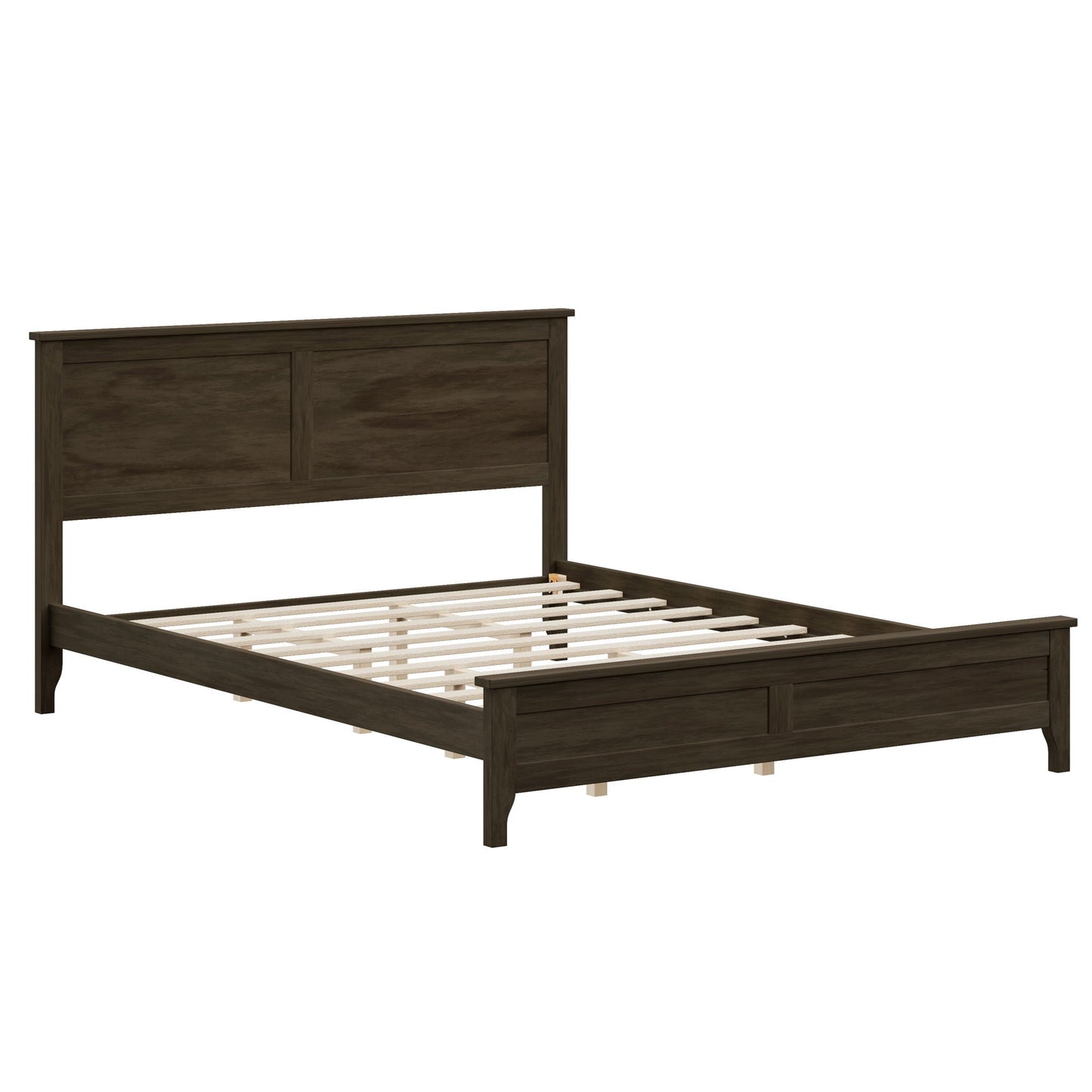 Modern Solid Wood Platform Bed Hearth and Haven