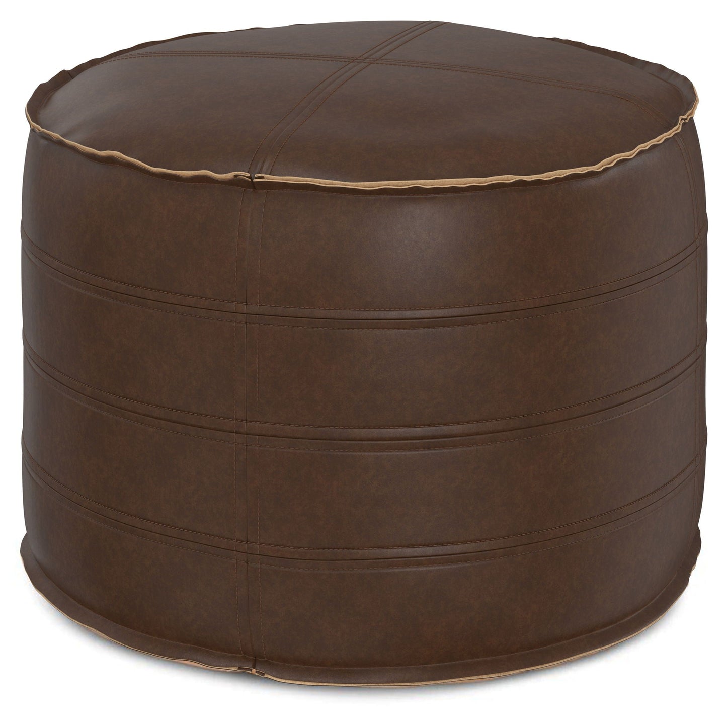Brody - Round Pouf Simpli-Home