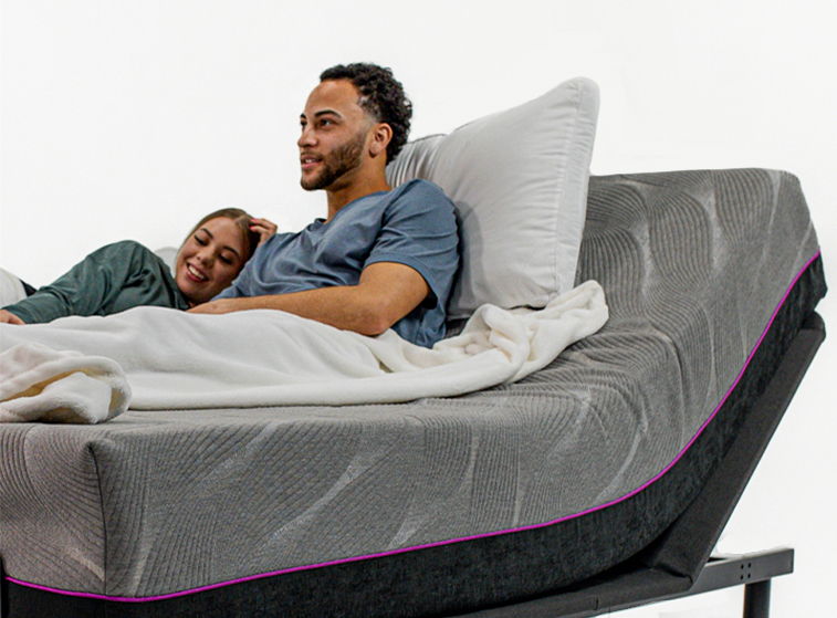 Renew - 11" King Size Flex Head Cooling Gelcare Memory Foam Mattress - Gray Remedy Sleep