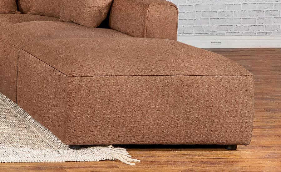 Jennifer - Square Upholstered Ottoman CoasterElevations