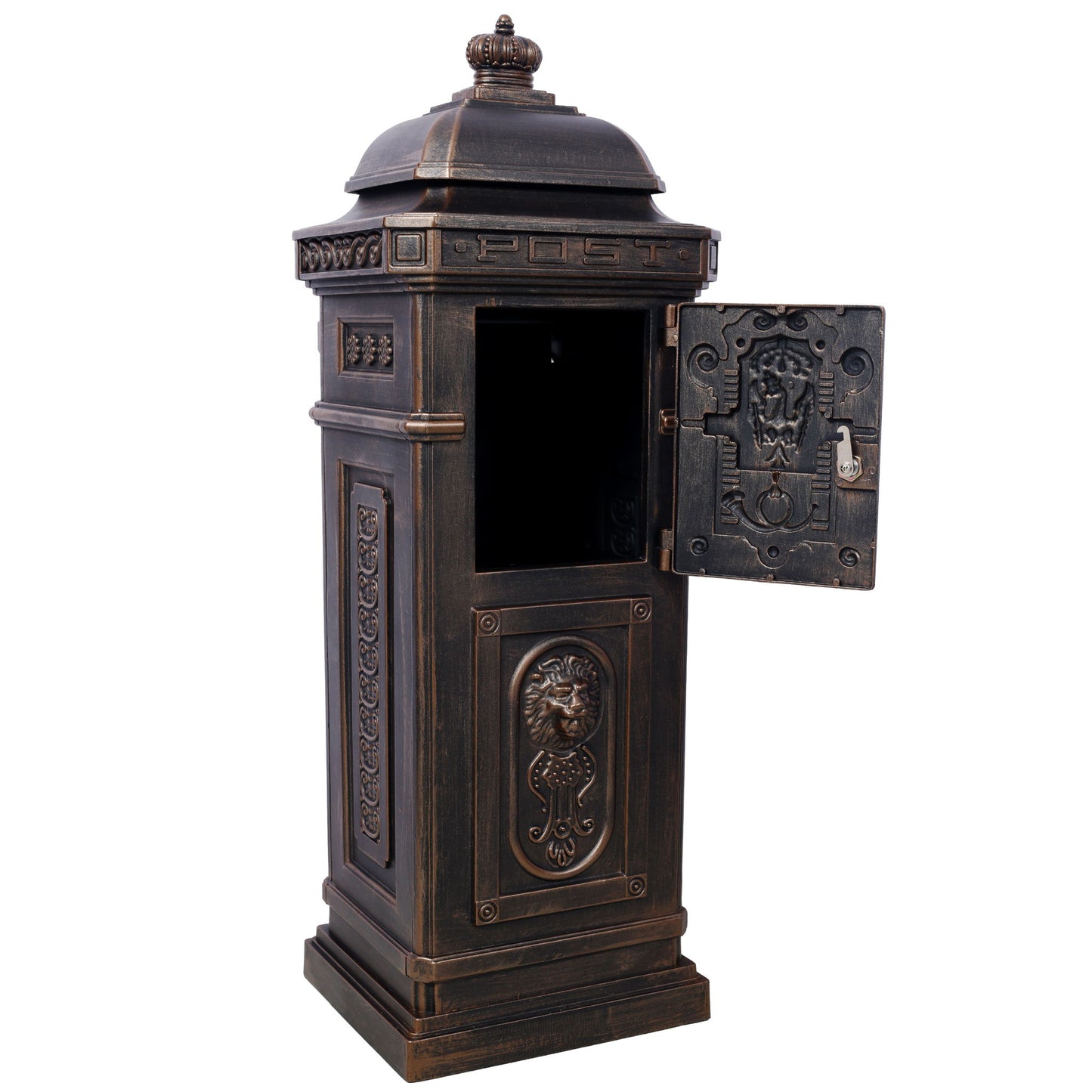 Mailboxs Residential Large-Capacity Letter Box, Rainproof Postbox Statue Daily Nest