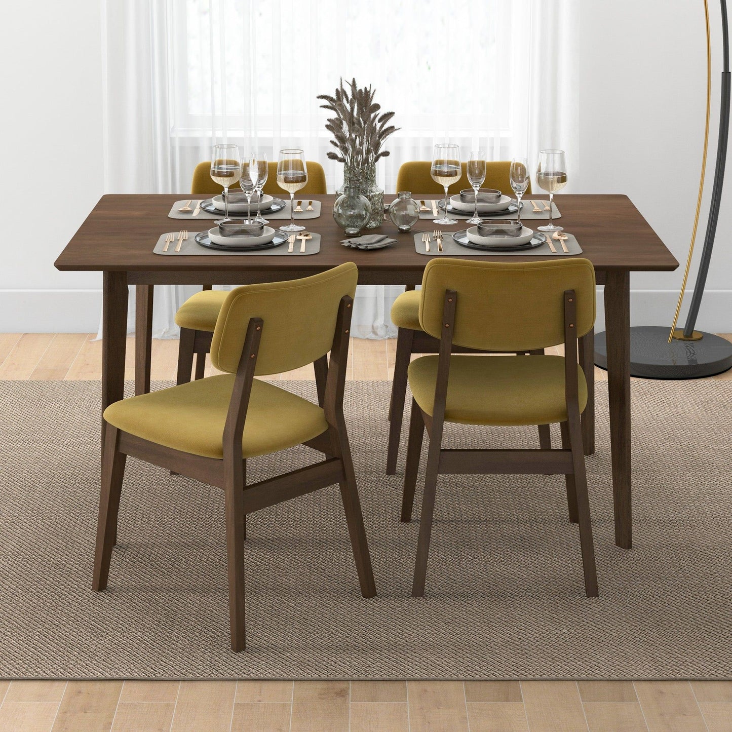 Carlos - Solid Back Side Chair (Set of 2) Ashcroft Furniture