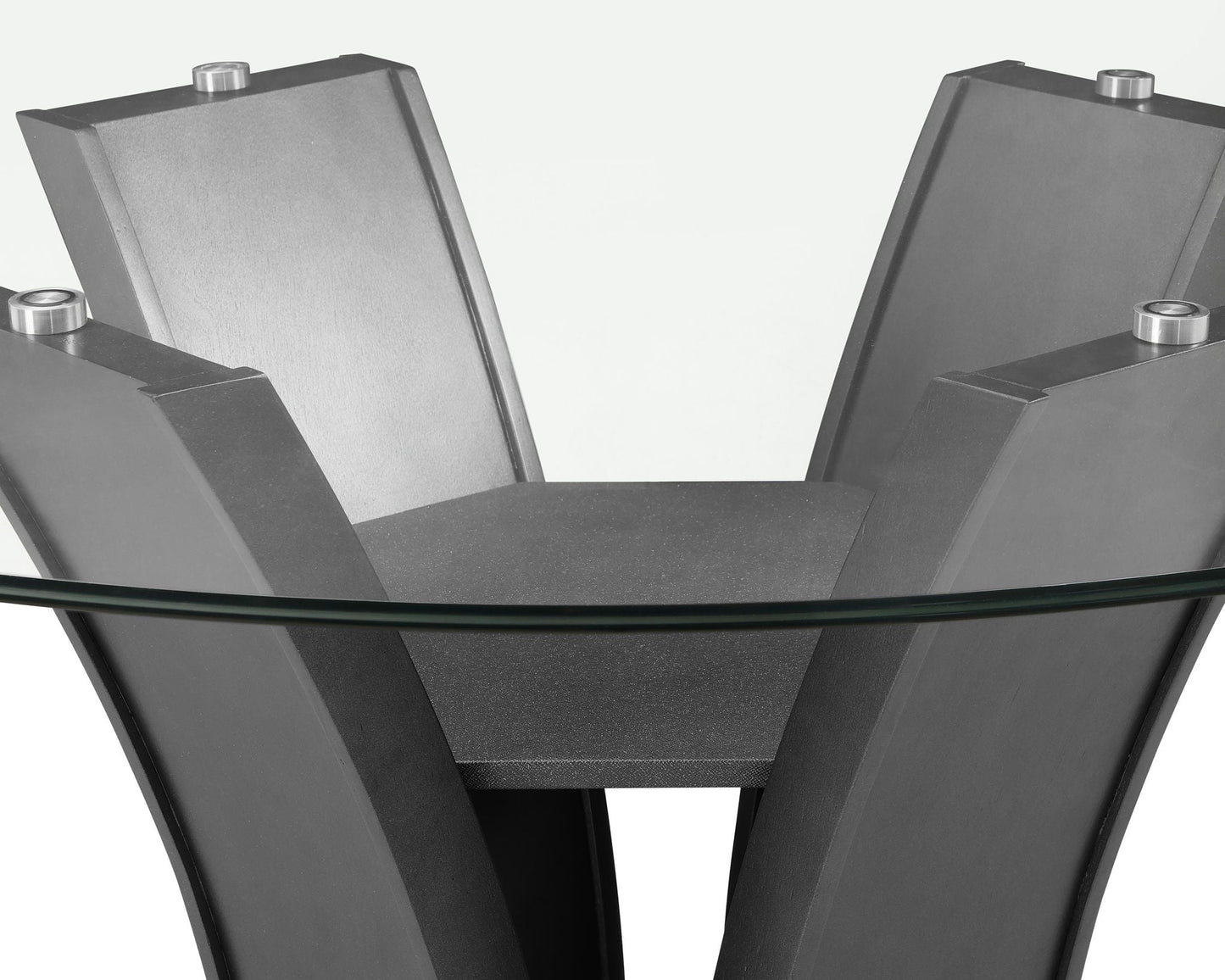 Camelia - Counter Height Table - Glass - Gray Crown Mark