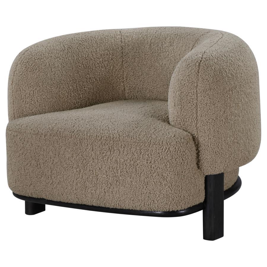 Lawler - Upholstered Barrel Back Accent Chair CoasterEveryday