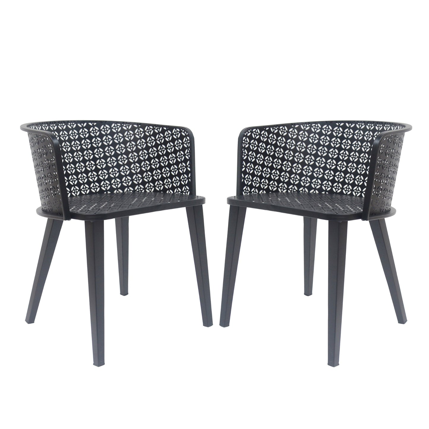 Milan - Outdoor Dining Chair (Set of 2) Noble House