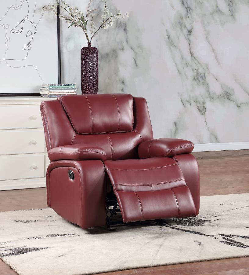 Camila - Upholstered Glider Recliner Chair Coaster Fine Furniture