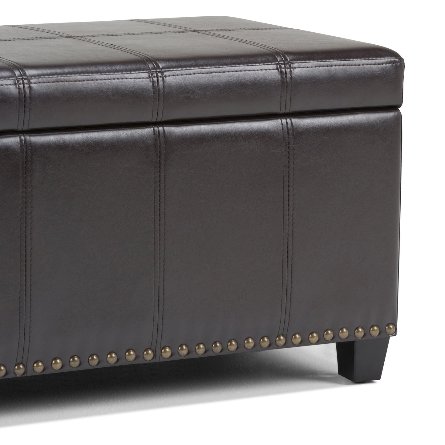 Amelia - Transitional Storage Ottoman Bench Simpli-Home