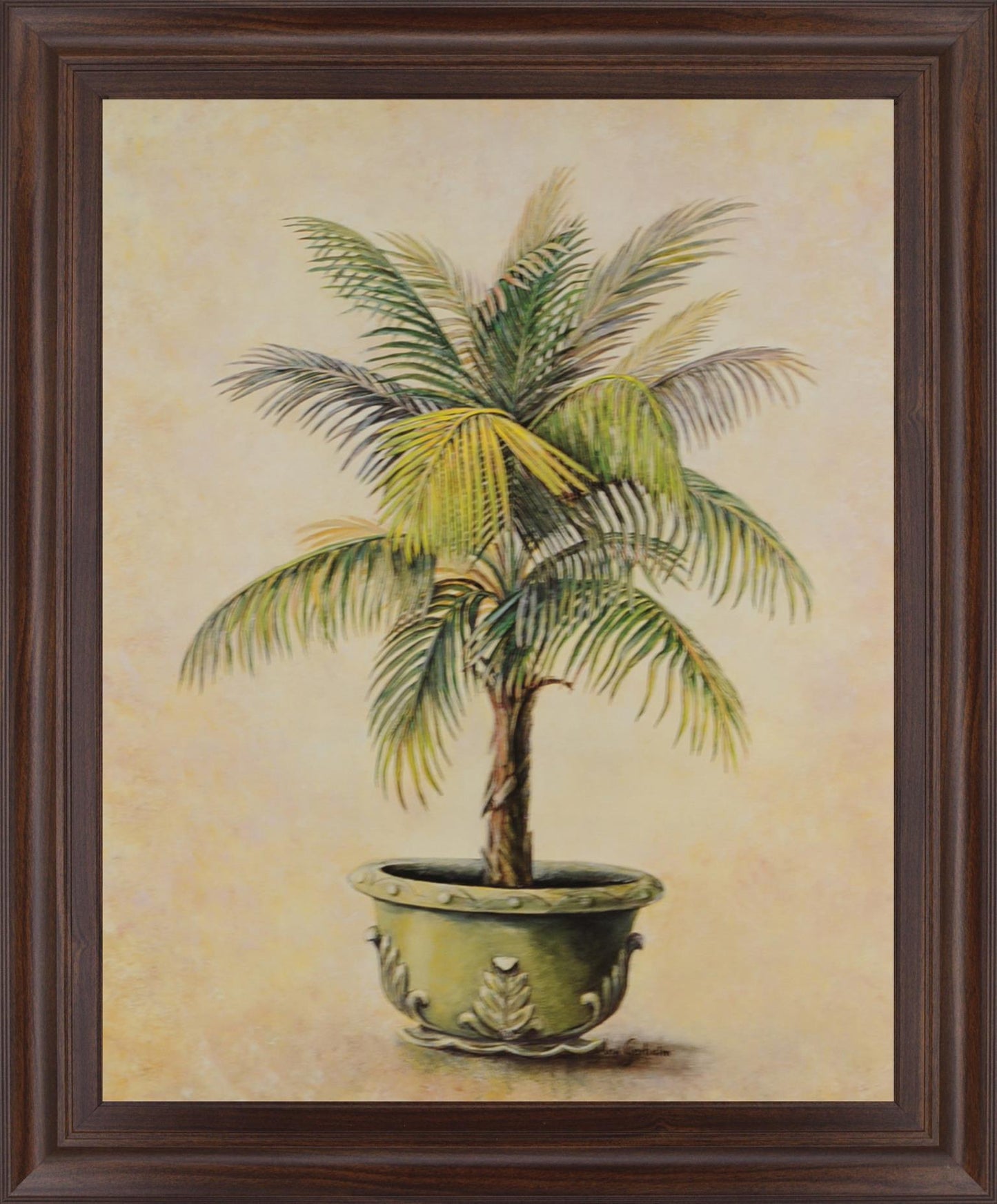 Verdant Fronds - 28" x 34" Framed Wall Art Classy Art
