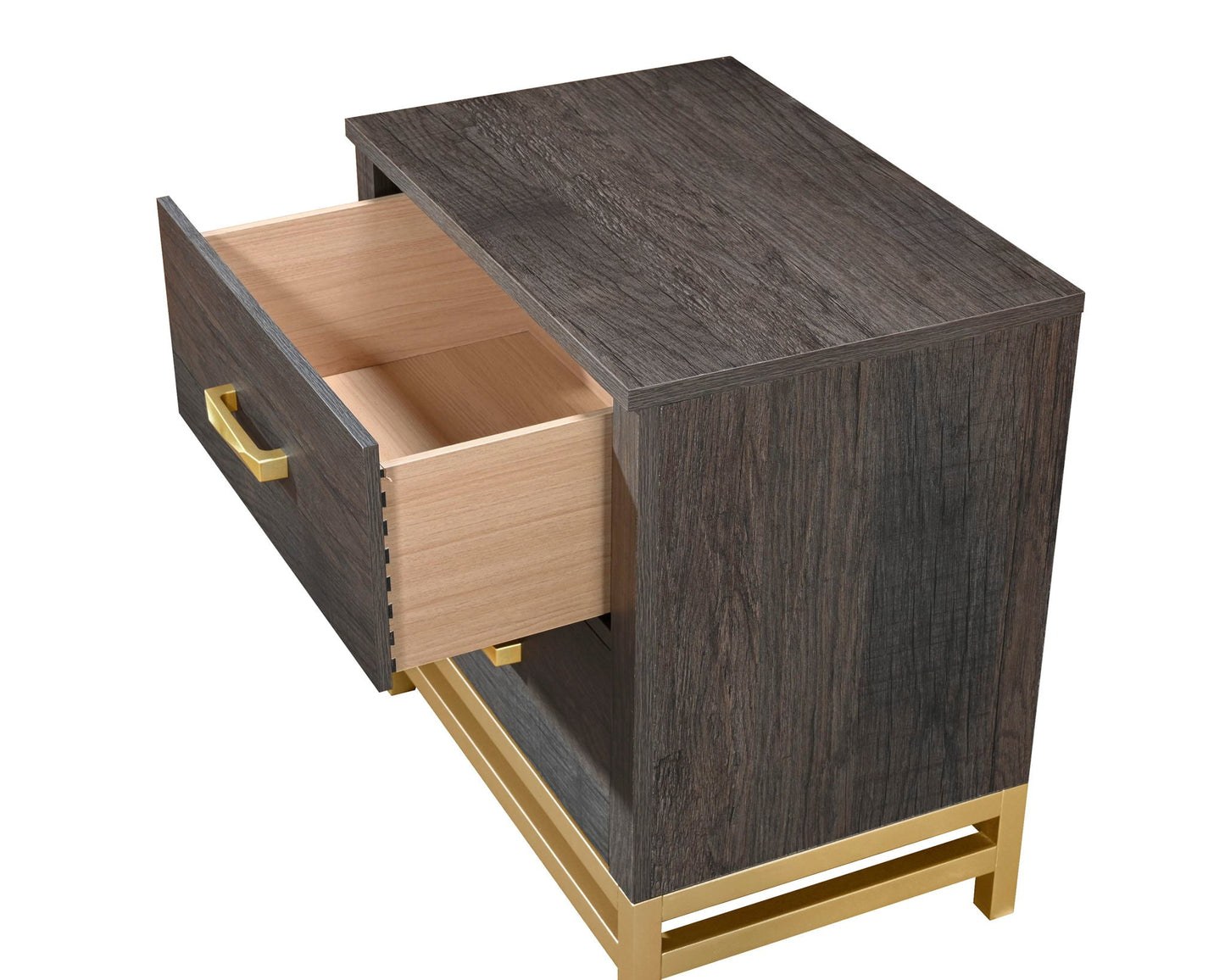 Trevor - Nightstand - Brown Crown Mark