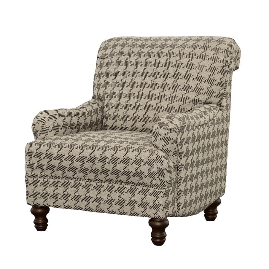 Glenn - Upholstered English Arm Accent Chair CoasterElevations