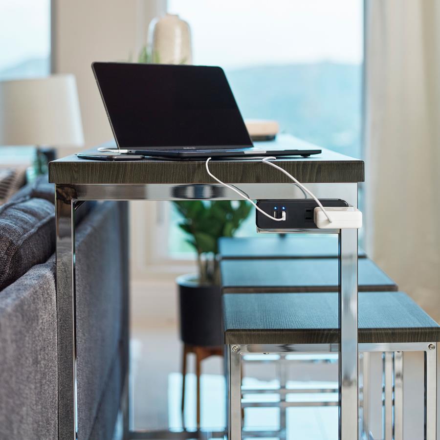 Cassidy - 4 Piece Counter Height Dining Table Set - Dark Oak CoasterEveryday