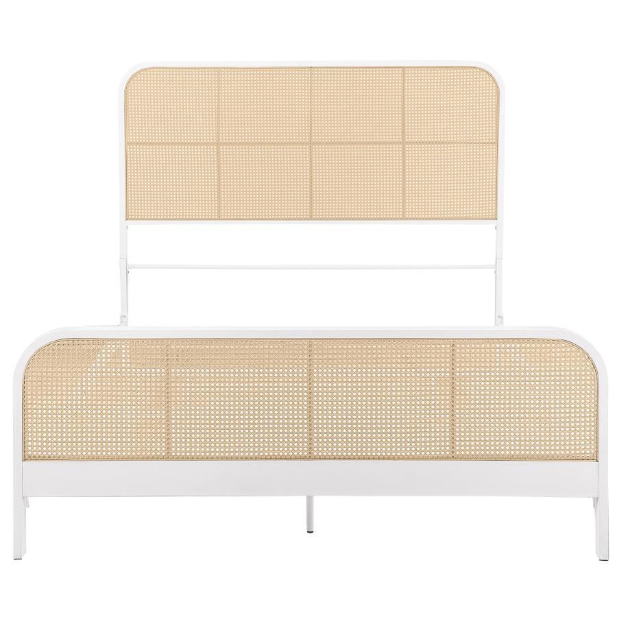 Lanewood - Open Cane Rattan Metal Bed Coaster Fine Furniture
