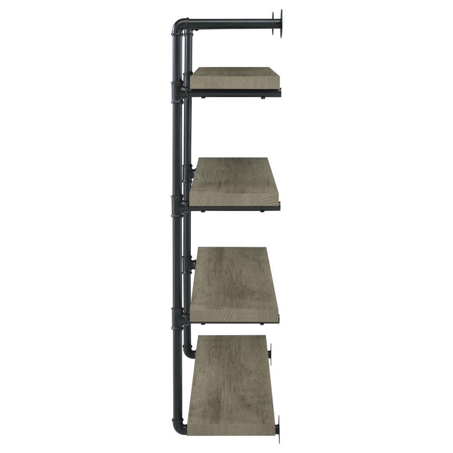 Elmcrest - 4-Shelf Wall Bookshelf CoasterEveryday