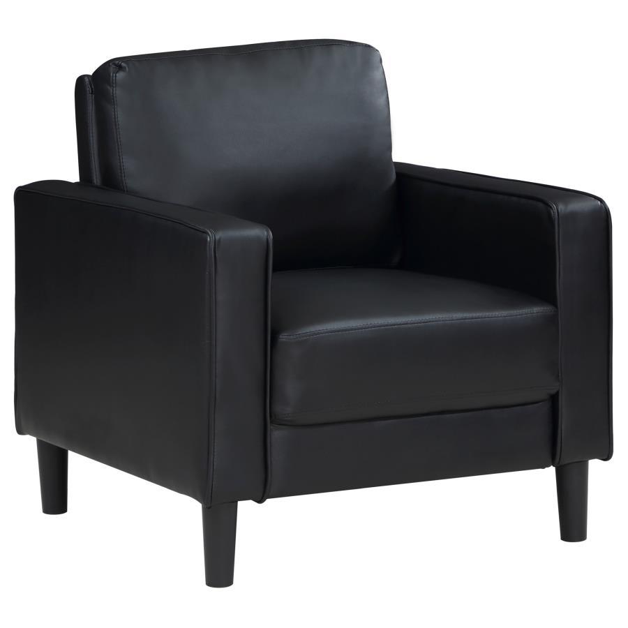 Ruth - Upholstered Track Arm Accent Chair Coaster Fine Furniture