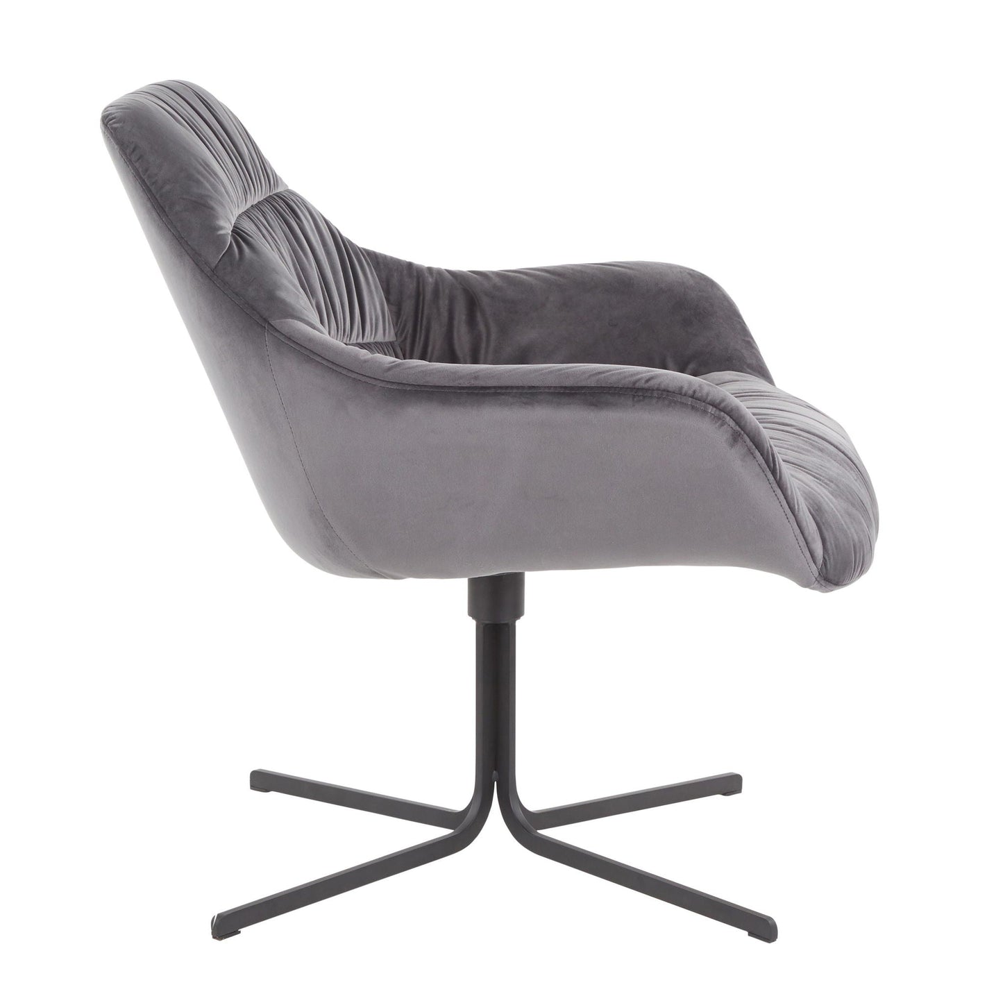 Wayne - Contemporary Swivel Lounge Chair Lumi Source