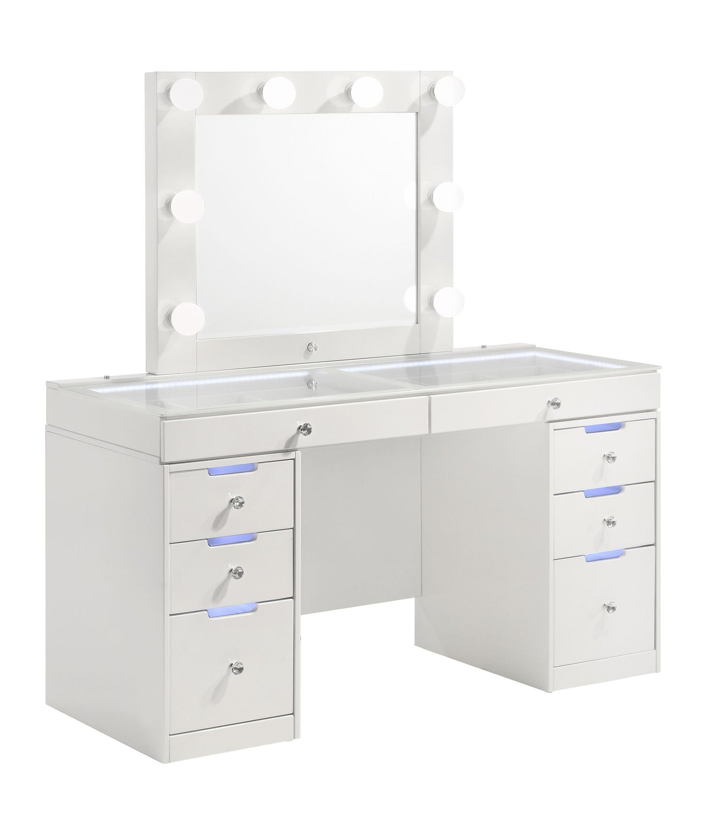 Luxo - Vanity Desk - White Crown Mark