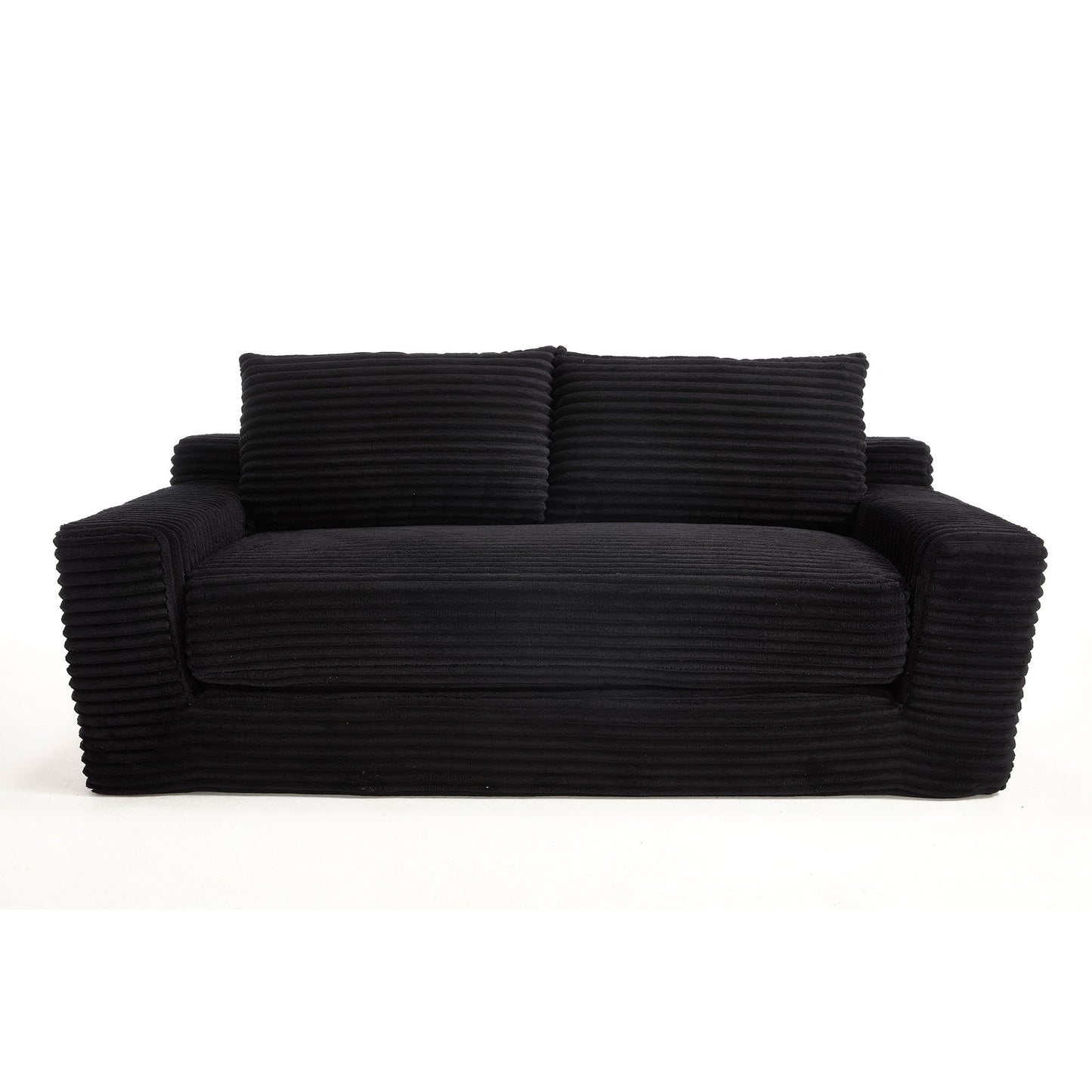Convertible Loveseat Sofa Bed With Memory Foam & Steel Frame Home Essentials