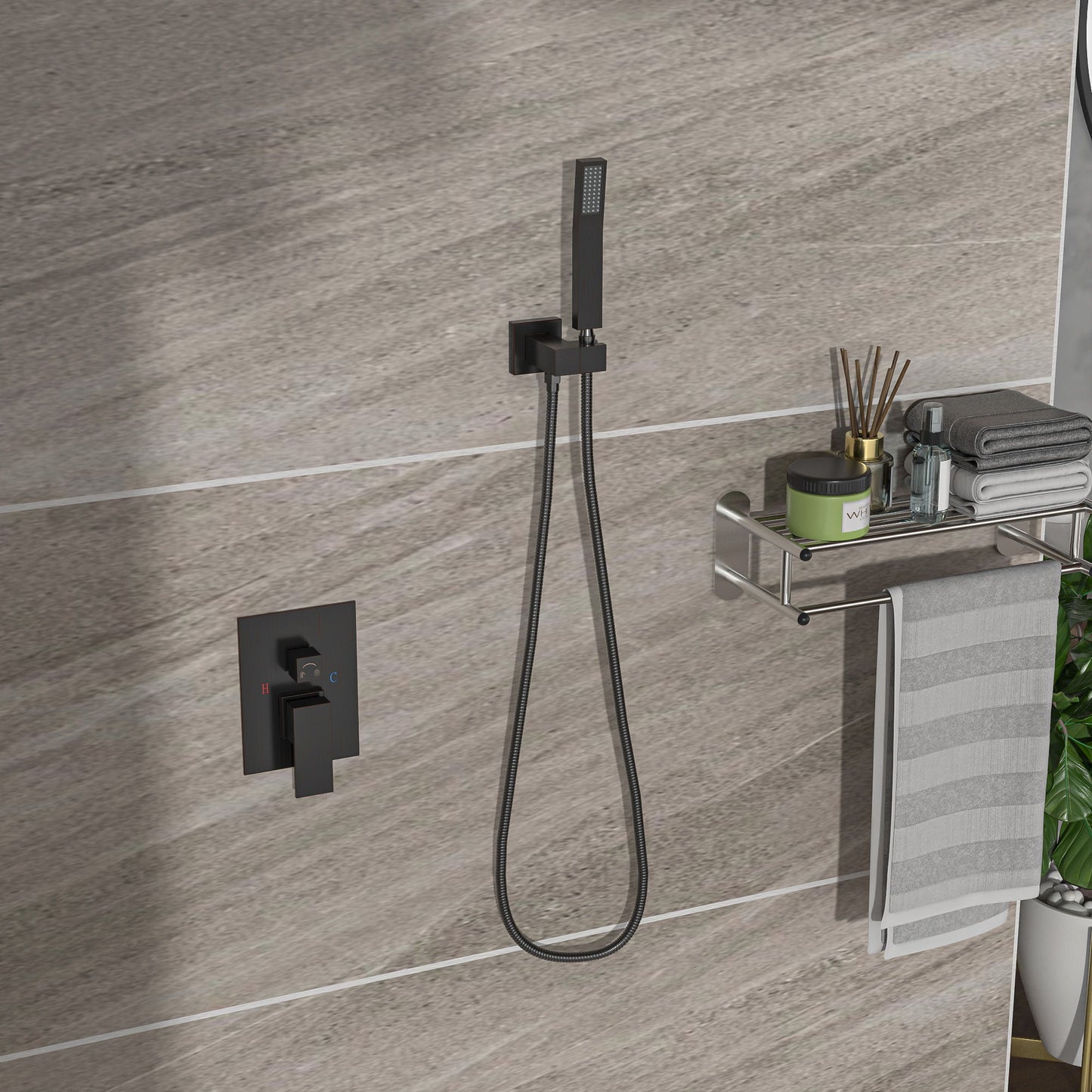 Dual Shower Head System With Ceiling Mount And Rough In Valve Daily Nest