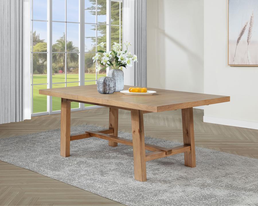 Middleton - Extension Leaf Dining Table - Natural Brown Coaster Fine Furniture