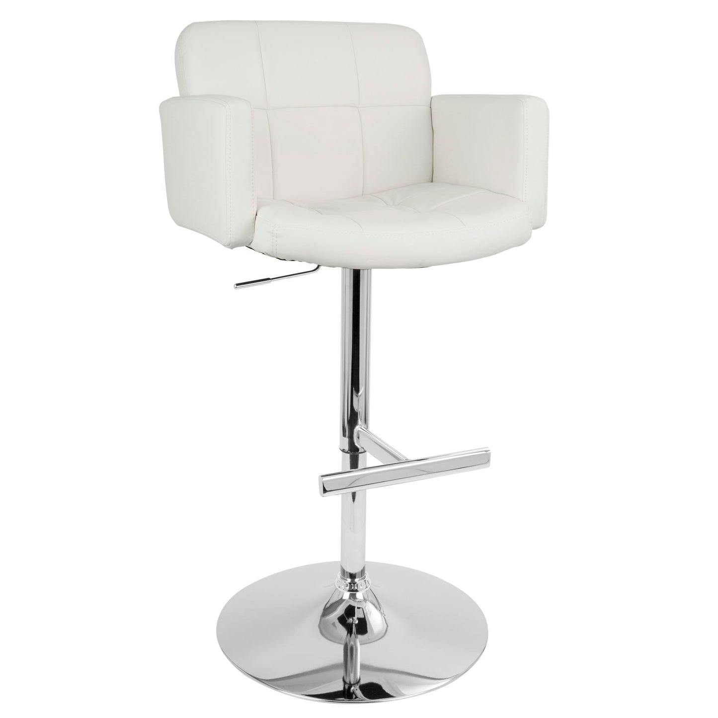 Stout - Contemporary Adjustable Barstool With Swivel Lumi Source