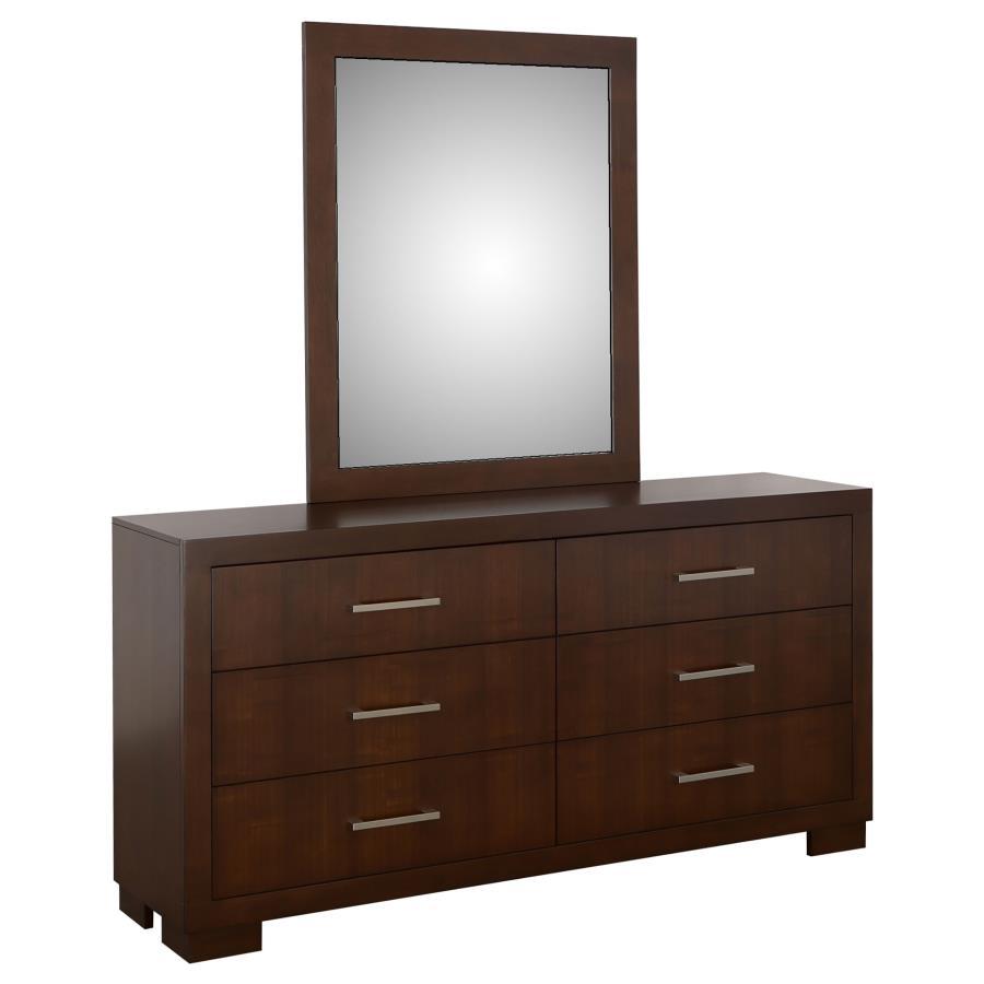 Jessica - 6-Drawer Dresser With Mirror CoasterEssence