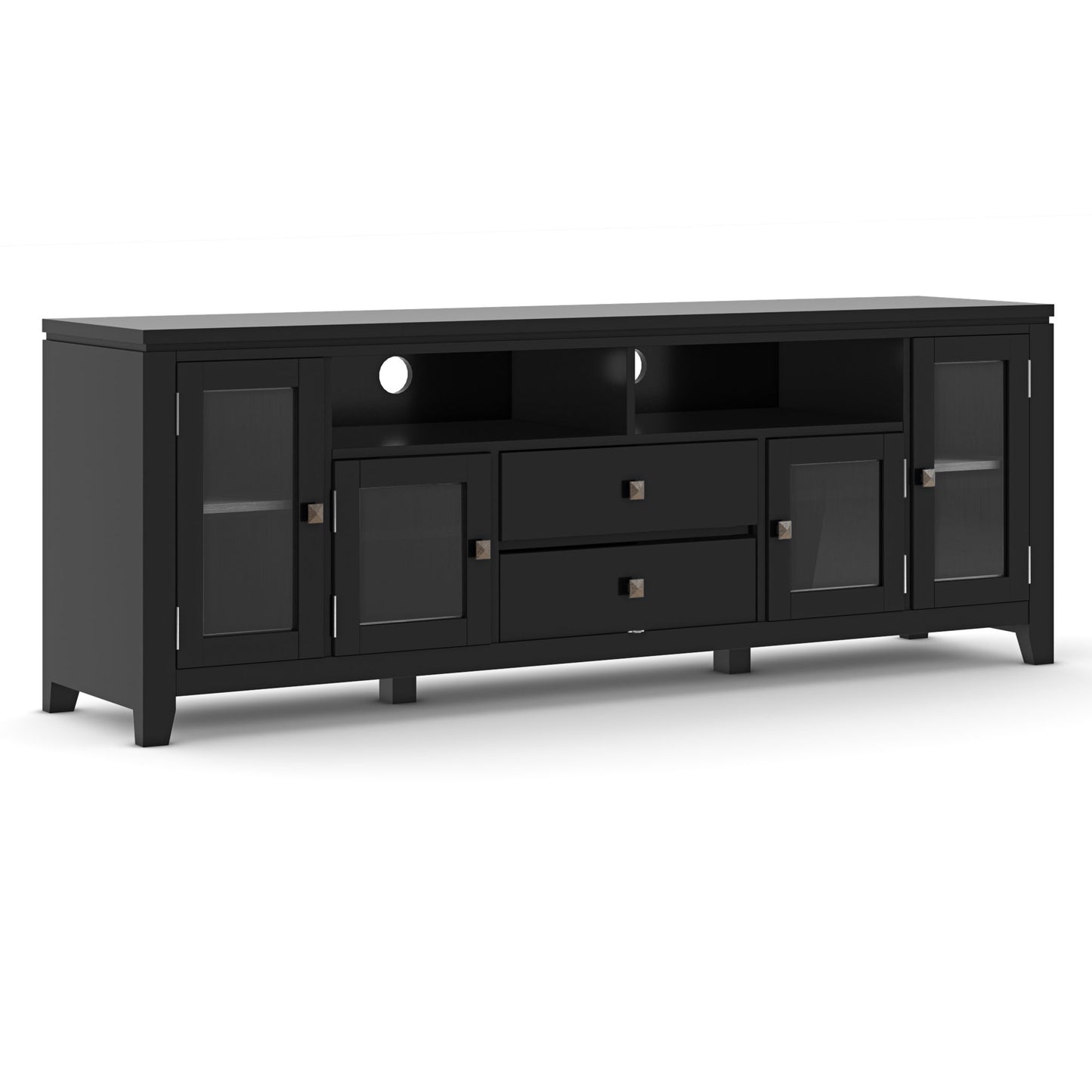 Cosmopolitan - Handcrafted Wide TV Media Stand Simpli-Home