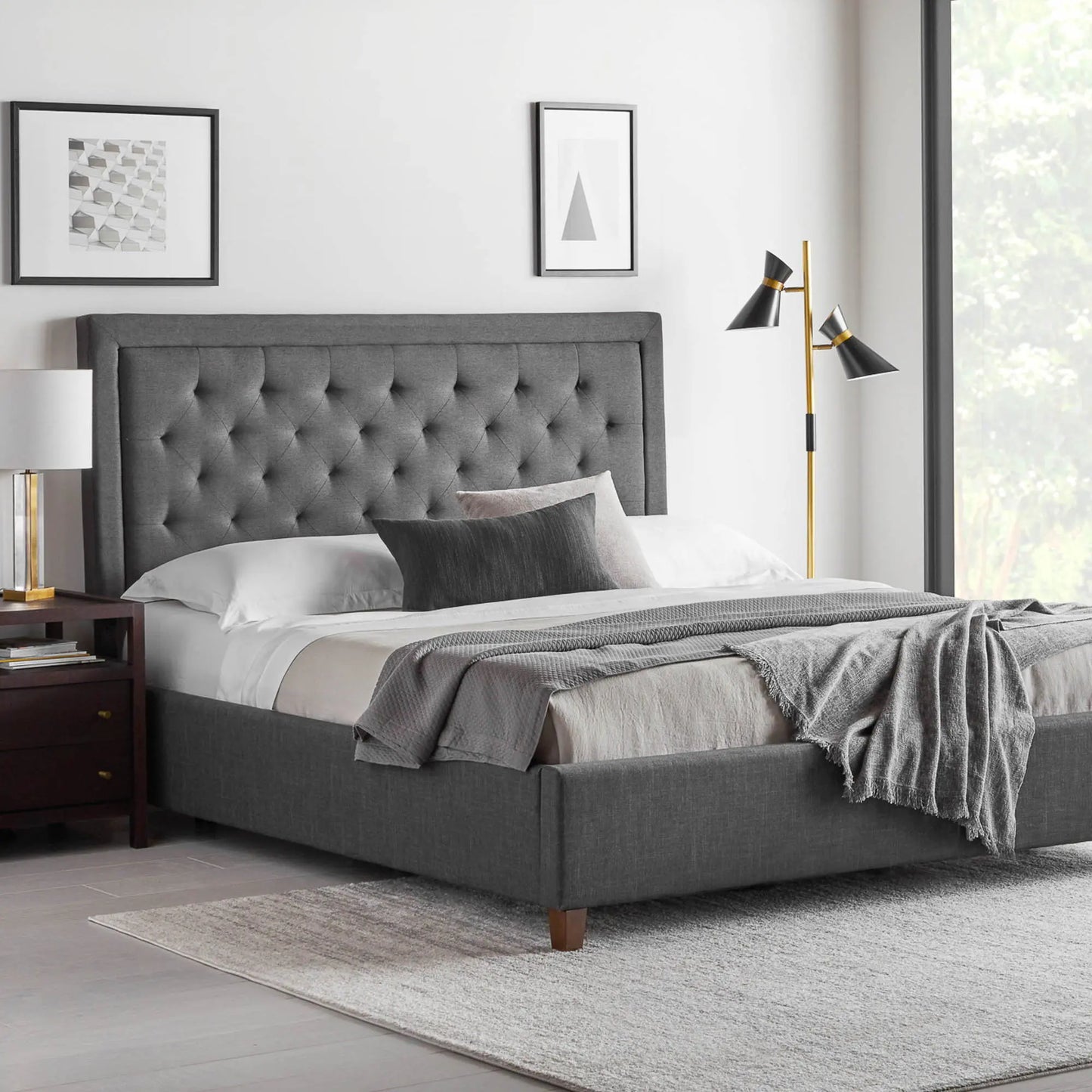 Malouf Eastman - Platform Bed Base Malouf