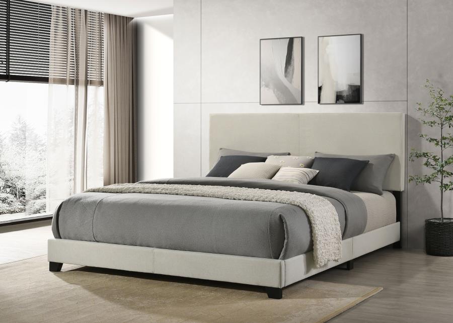 Dorian - Upholstered Panel Bed CoasterEveryday