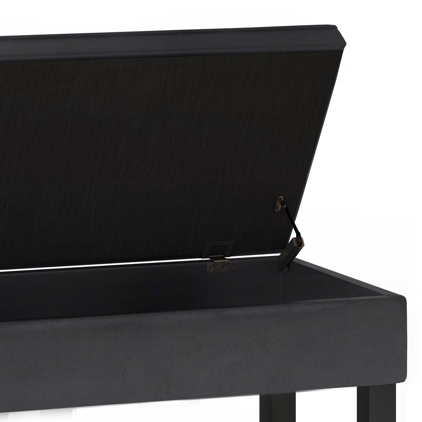 Cosmopolitan - Storage Ottoman Bench With Open Bottom Simpli-Home