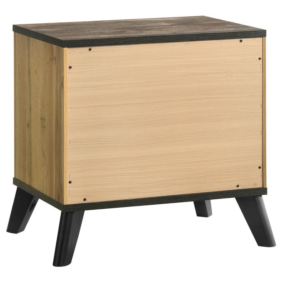 Kaywood - 2-Drawer Nightstand Bedside Table - Natural Pine Coaster Fine Furniture