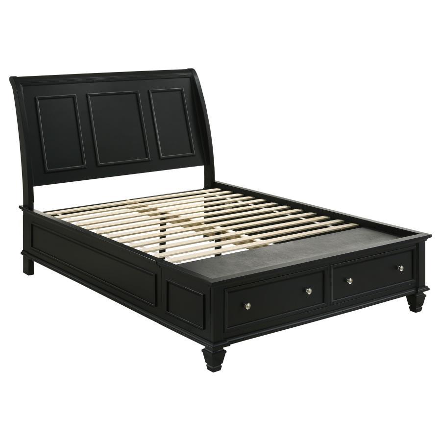 Sandy Beach - Storage Sleigh Bed CoasterEssence