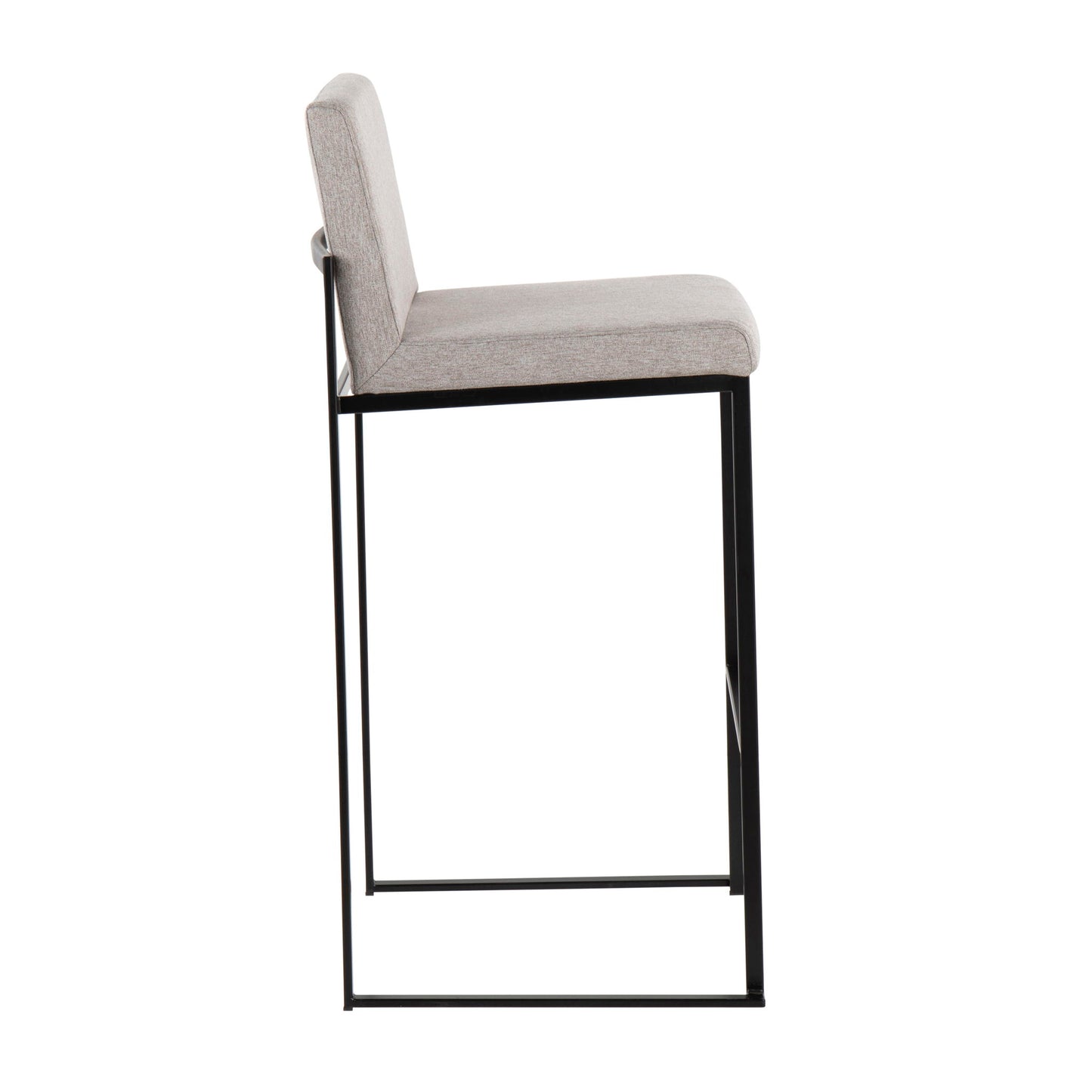 Fuji - Contemporary High Back Barstool Elegant Design Lumi Source