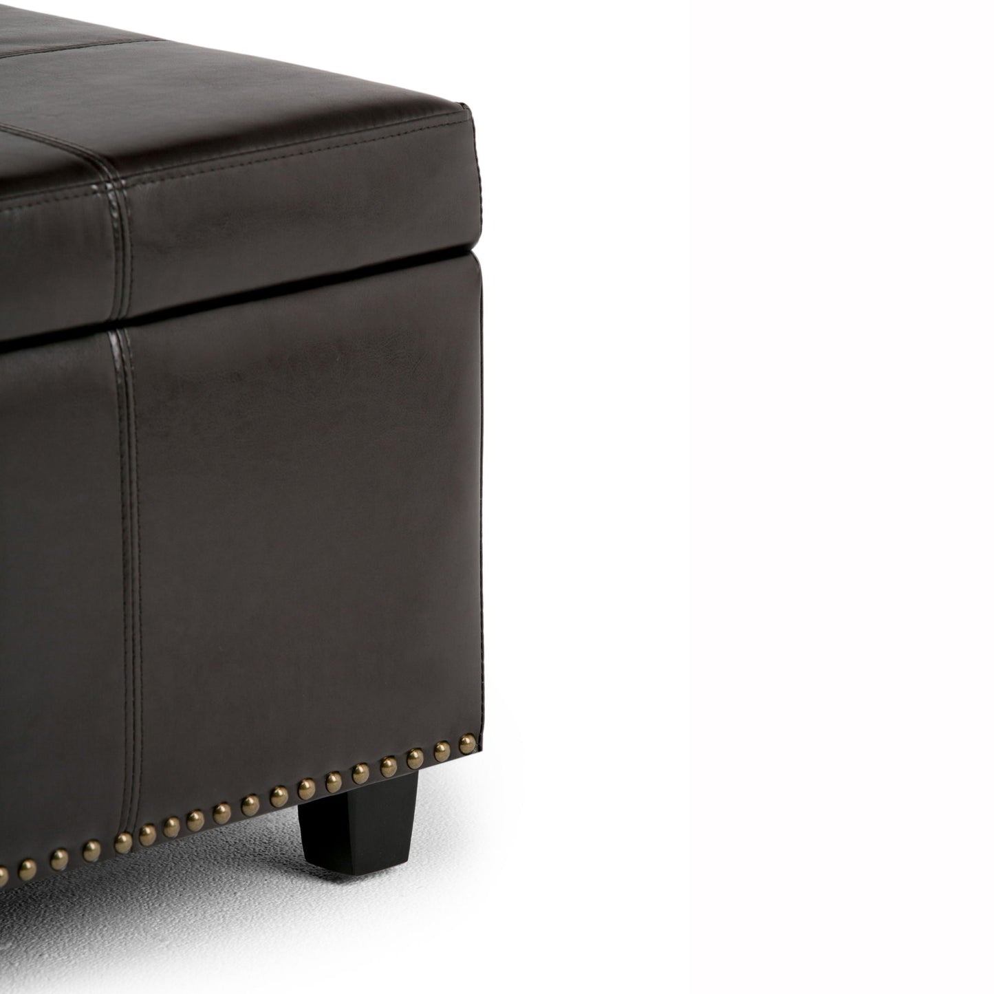 Kingsley - Upholstered Large Storage Ottoman Simpli-Home