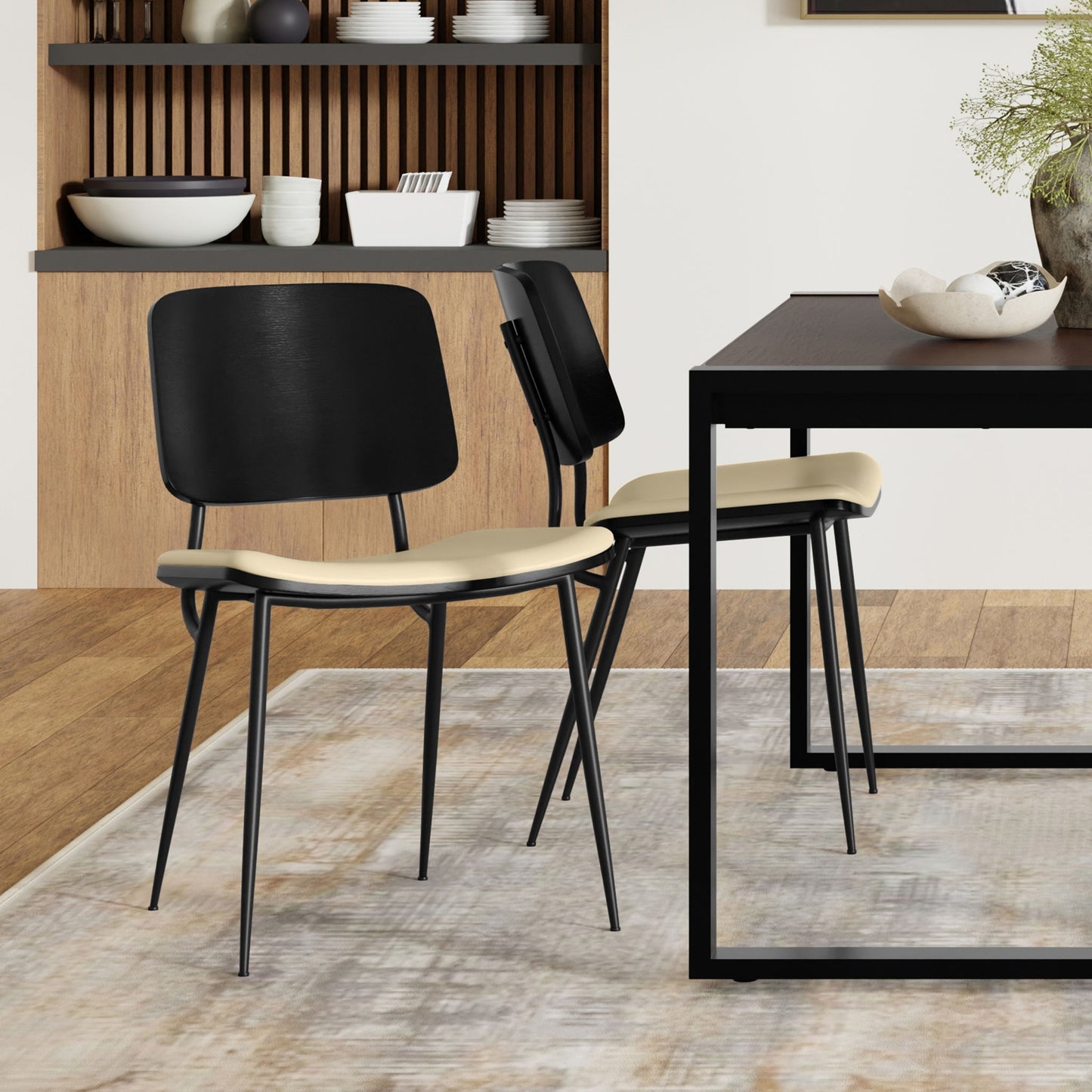 Hayley - Ergonomic Dining Chair (Set of 2) Simpli-Home