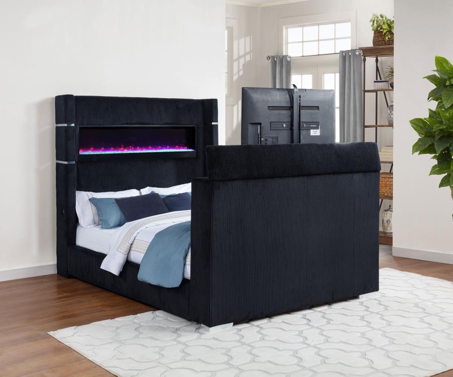Tisdall - Flame Visualizer TV Bed Coaster Fine Furniture