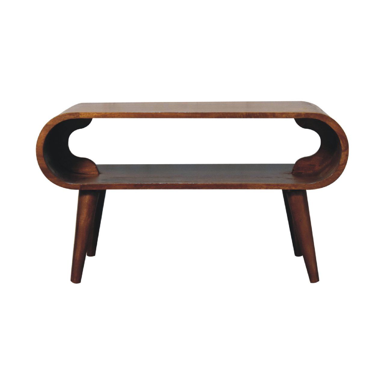 Solid Wood Open Coffee Table Artisan Furniture