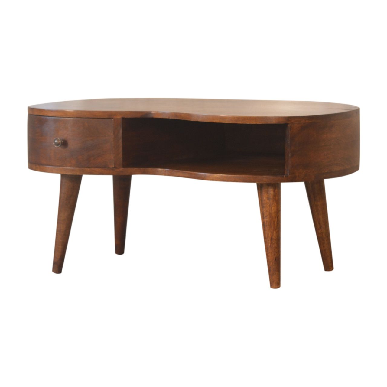 Wave Coffee Table With 1 Drawer Artisan Furniture