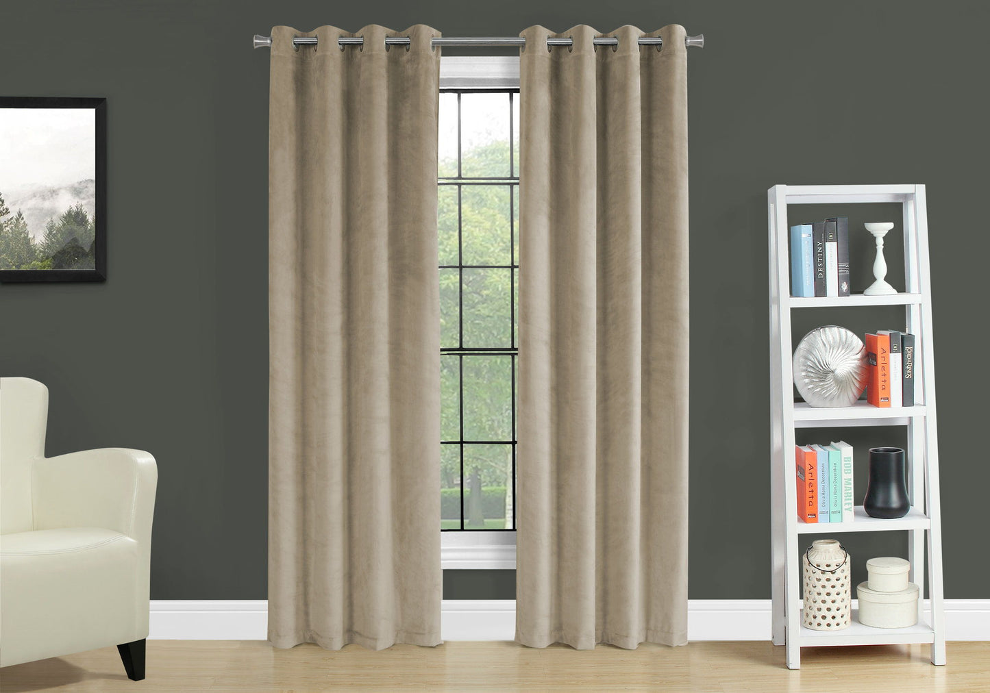 2 Pieces Set, Curtain Panel, Room Darkening, Grommet 8th Street