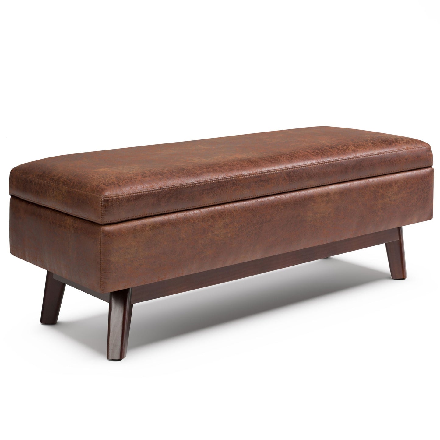Owen - Upholstered Rectangular Storage Ottoman Simpli-Home