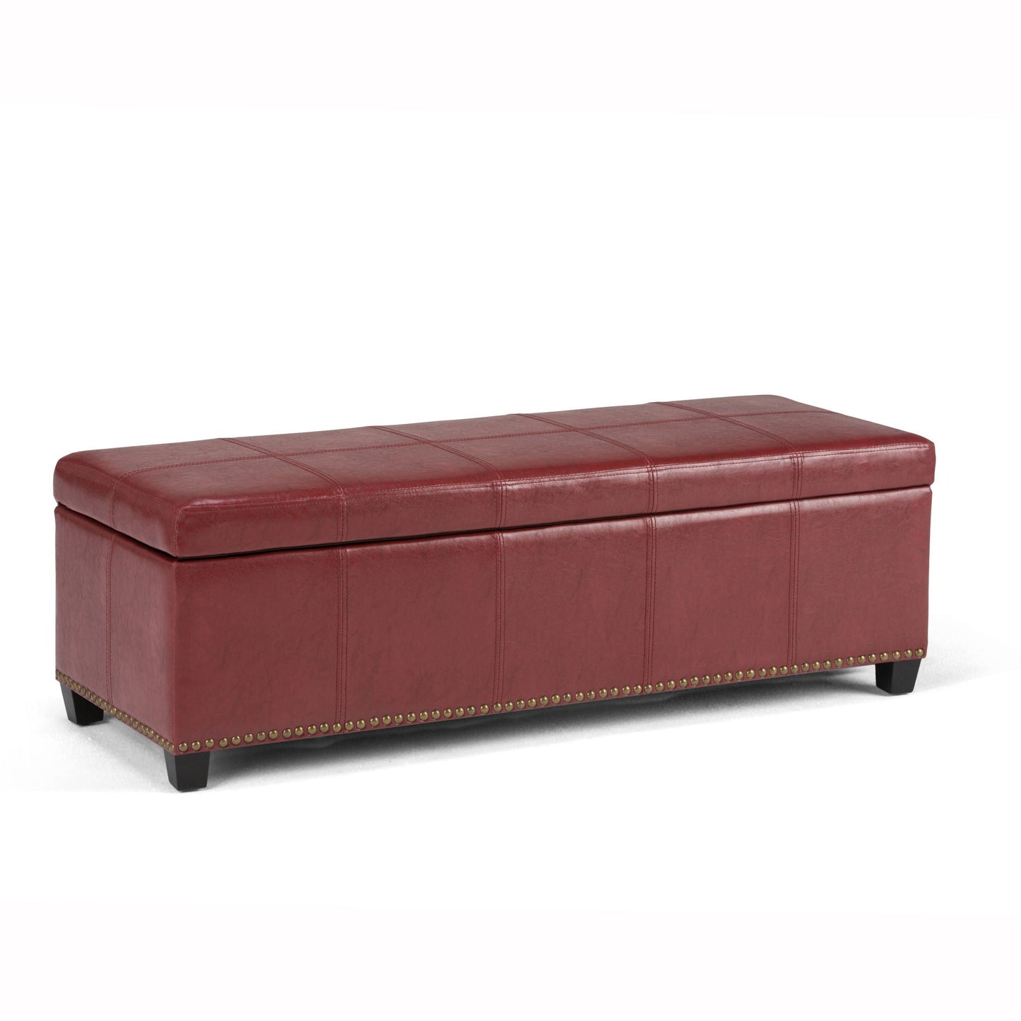 Kingsley - Upholstered Large Storage Ottoman Simpli-Home