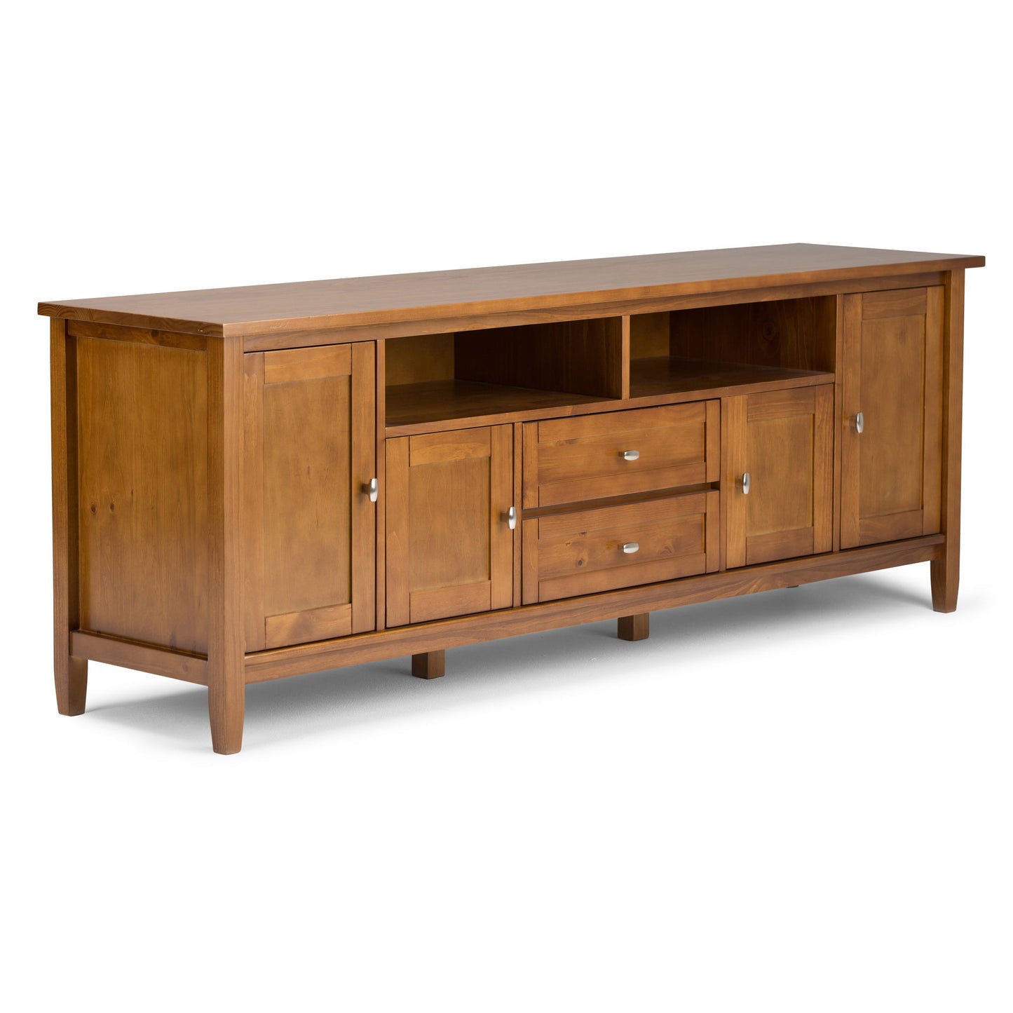 Warm Shaker - TV Media Stand, Handcrafted Simpli-Home