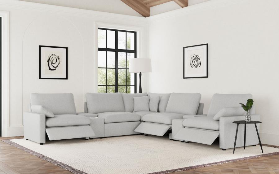 Collins - 7-Piece Modular Power Reclining Sectional Coaster Fine Furniture
