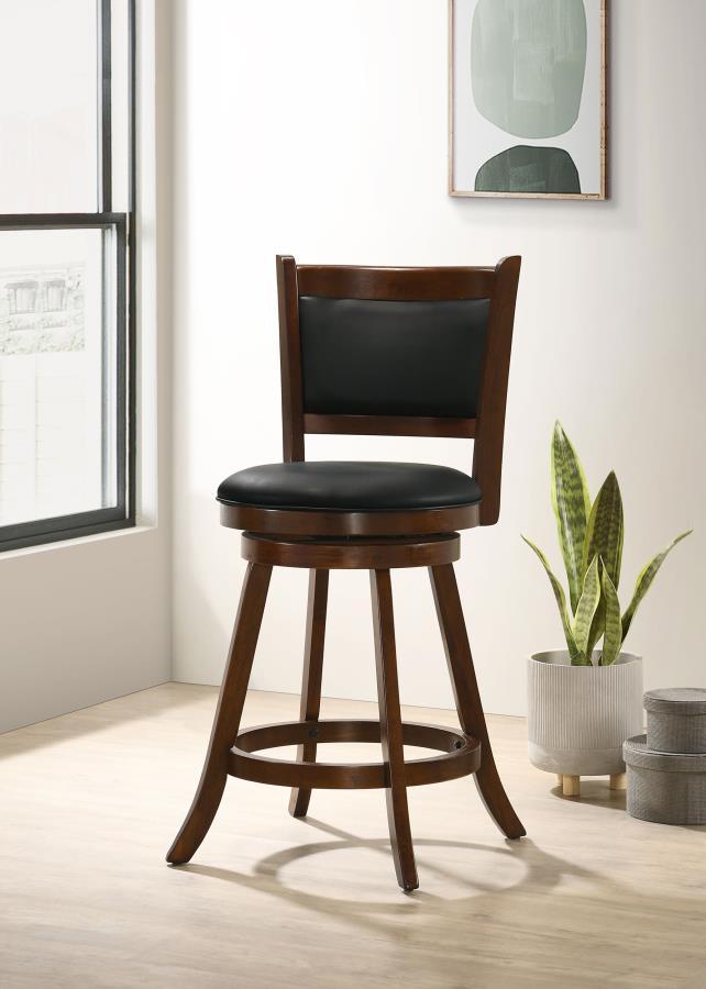 Broxton - Upholstered Swivel Stools (Set of 2) CoasterEssence