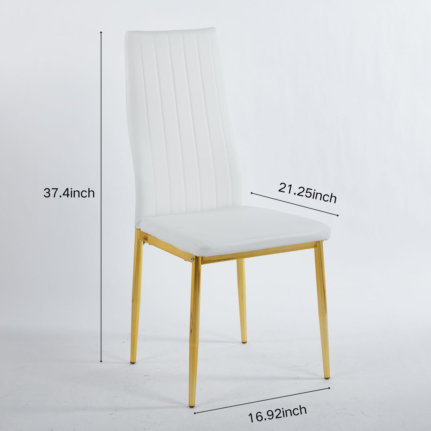 Golden Leg Dining Chair (Set of 4) Home Essentials