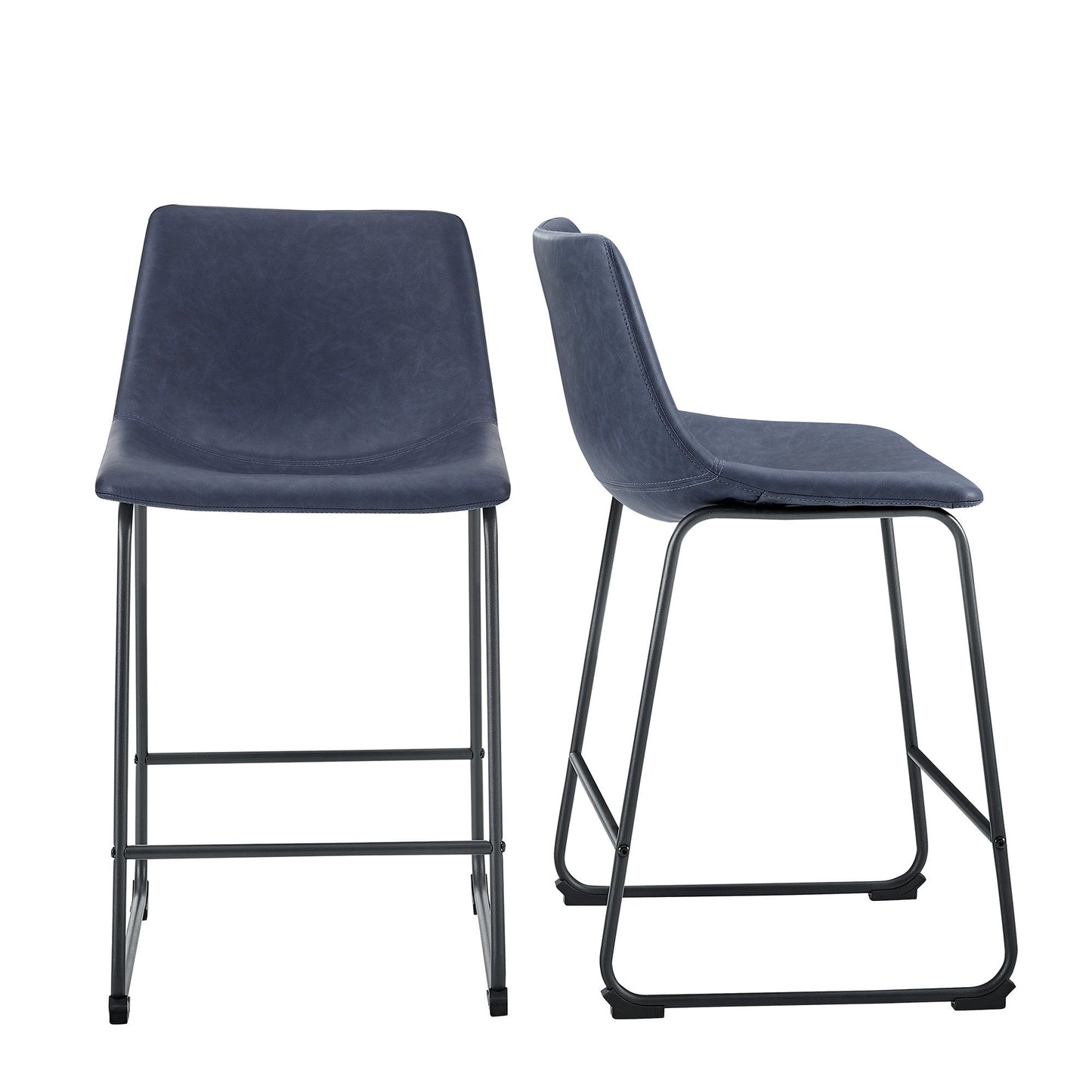 Industrial Counter Stools (Set of 2) Walker Edison