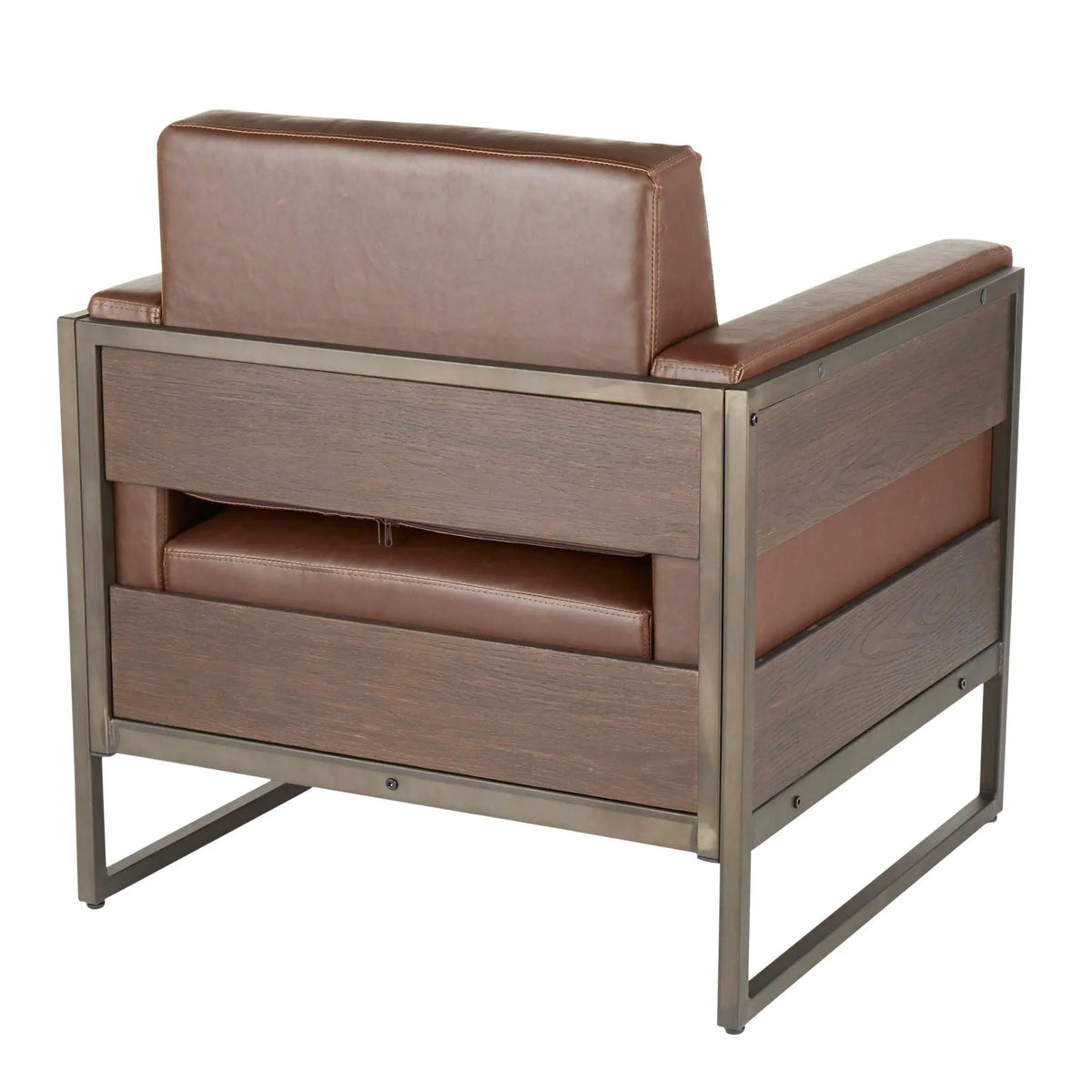 Drift - Industrial Lounge Chair - Espresso Lumi Source