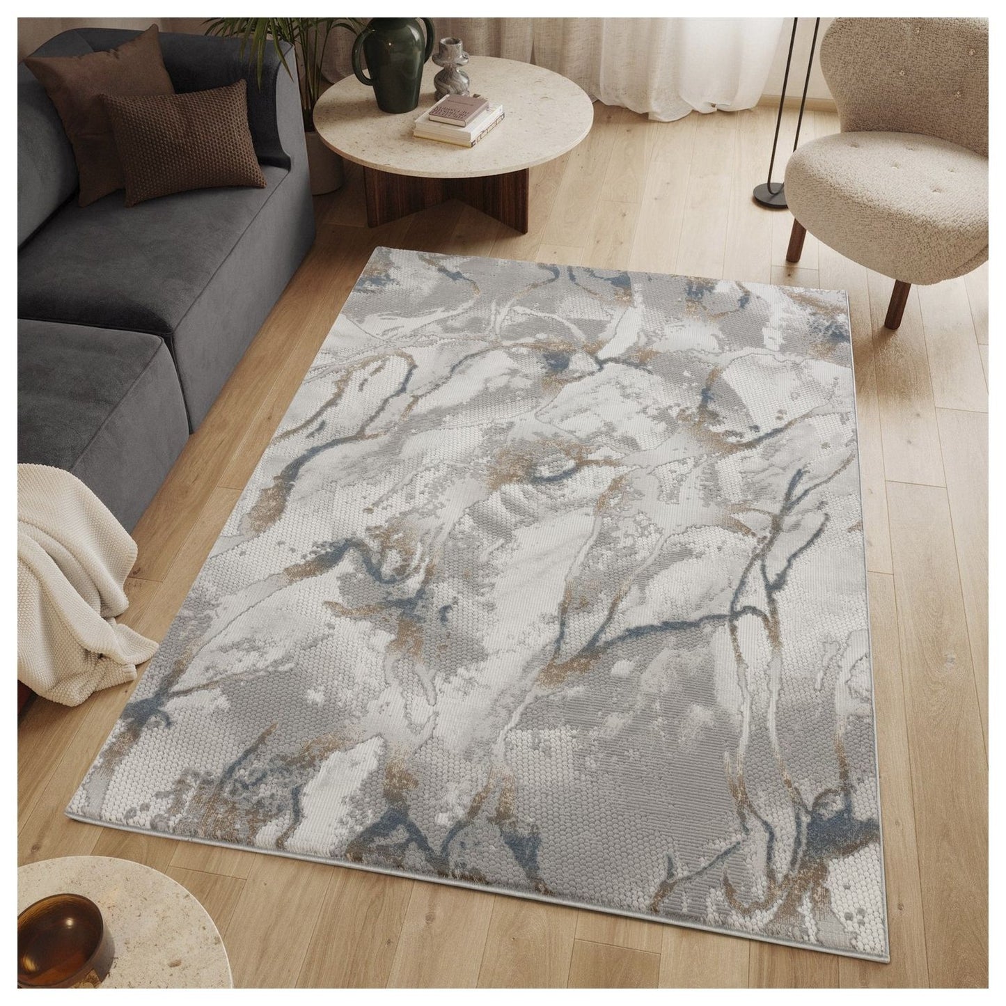 Geometrix - Area Rug With 3D Effect Icona Home Decor