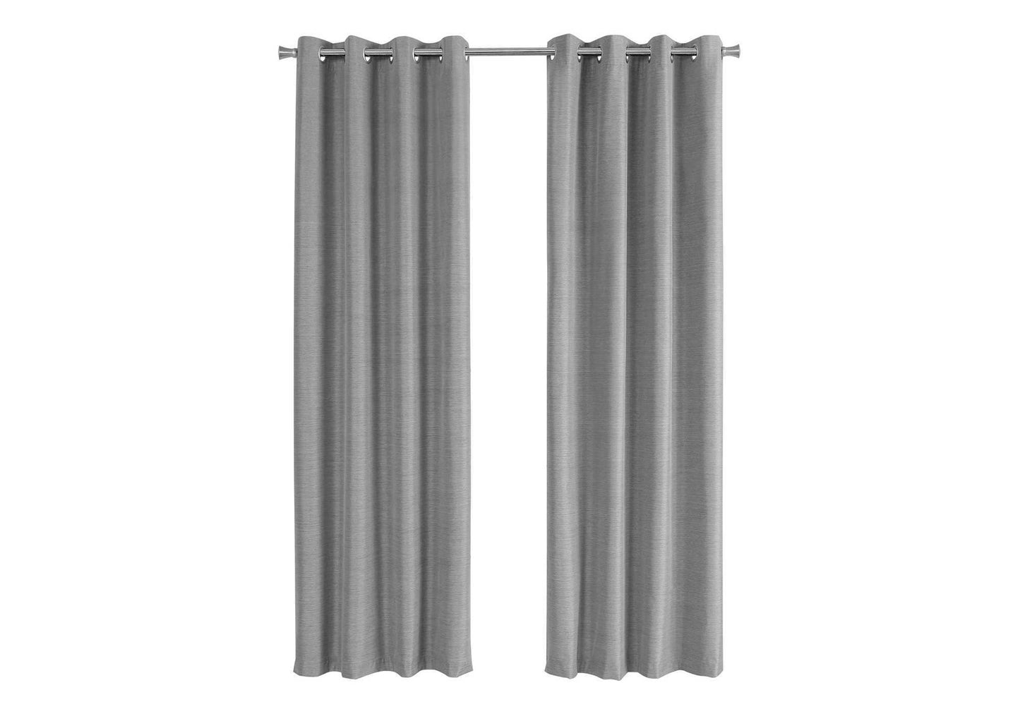 2 Pieces Set, Curtain Panel, Room Darkening, Grommet, Contemporary & Modern 8th Street