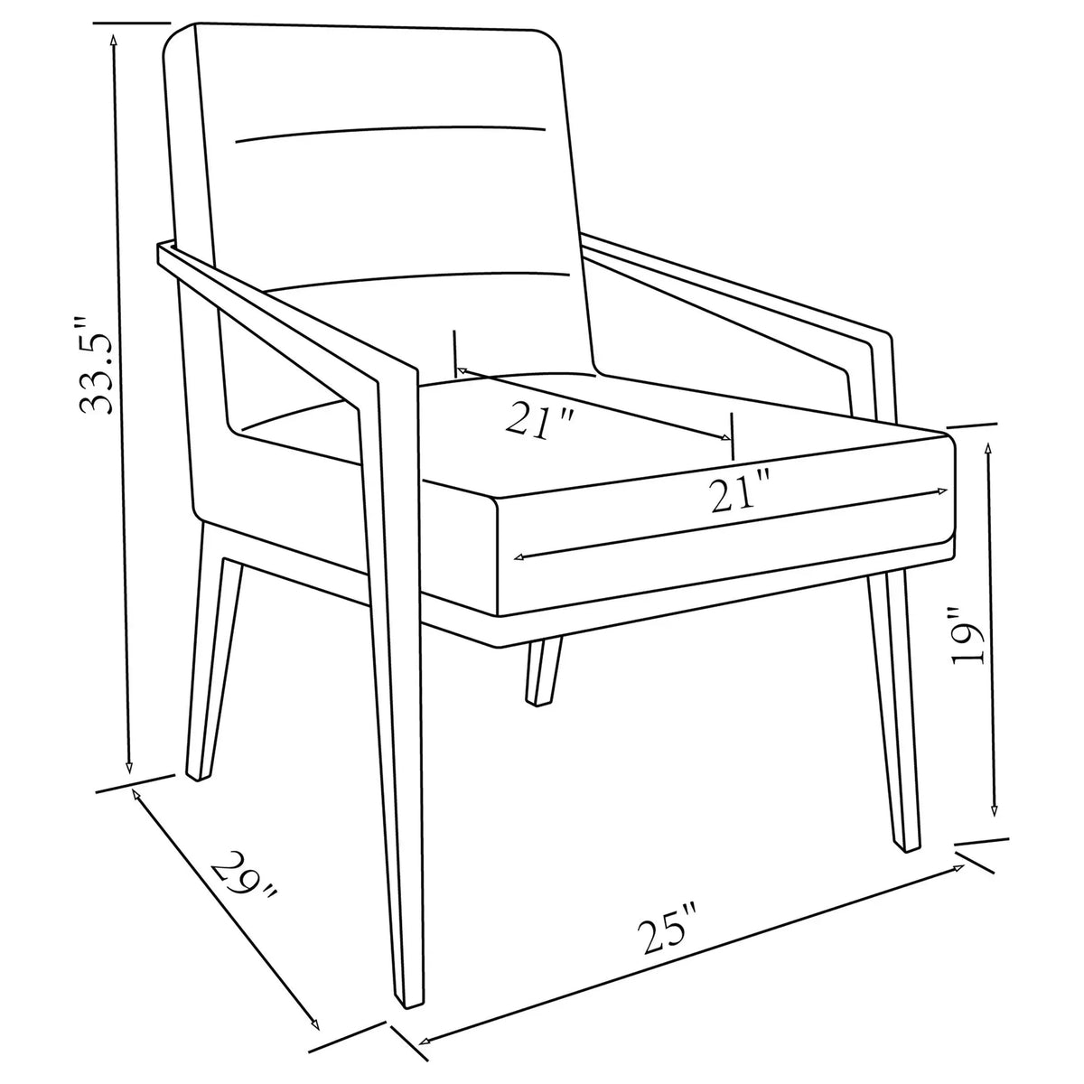Merriman - Arm Accent Chair Furniture Max